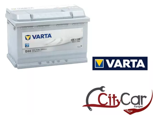 VARTA E44 SILVER Dynamic 77Ah Autobatterie 12V 780A Starter