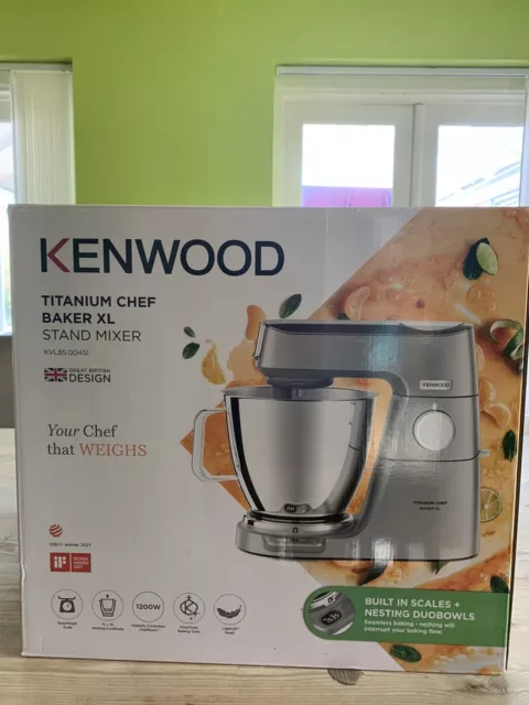 Kenwood KVL85.004SI Kenwood Chef Baker Titanium - Silver