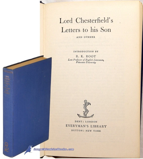LETTERE DI LORD CHESTERFIELD a suo figlio e altri Biblioteca di tutti