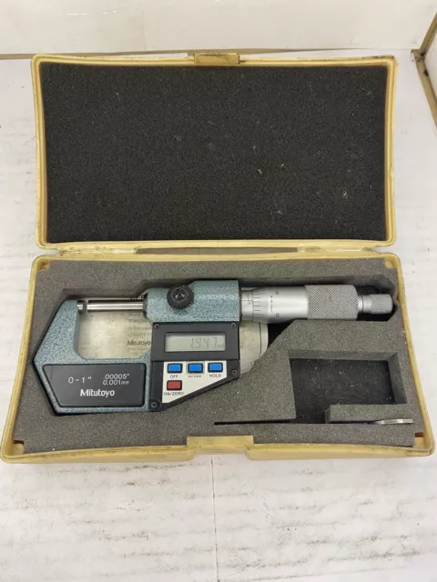 Mitutoyo 0 - 1” Digital Micrometer No 293-761