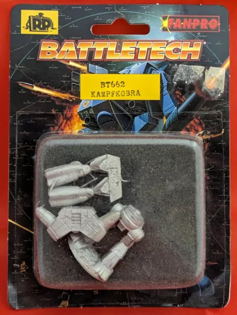 Ral Partha Battletech FASA / Fanpro - BT 662  Battle Cobra / Kampfkobra (Sealed)