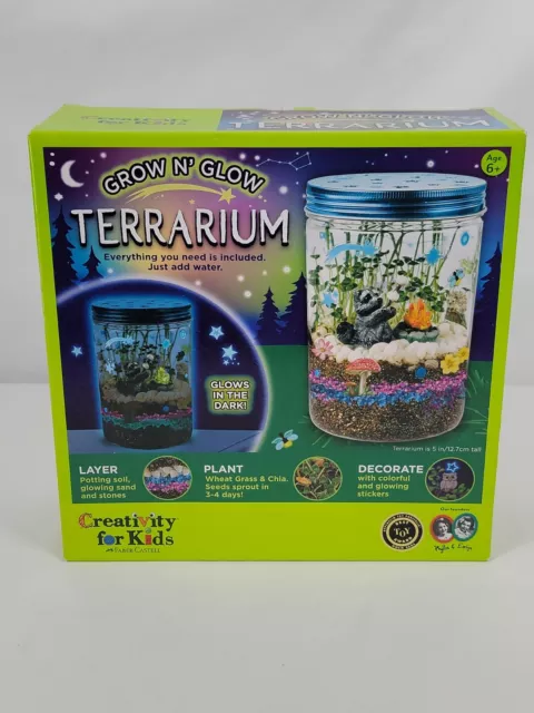 Creativity for Kids Grow 'N Glow Terrarium Science Educational Kit
