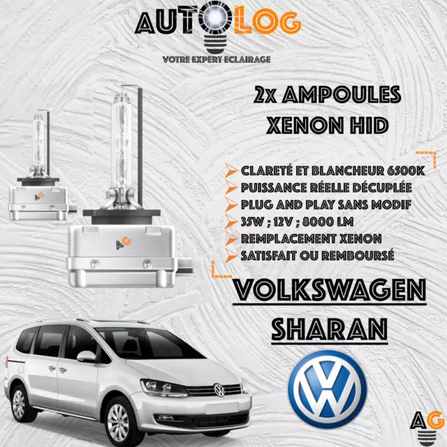 ✅ KIT 2x AMPOULES XENON HID VOLKSWAGEN SHARAN ✅