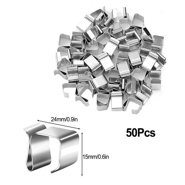 Gancio grondaia outdoor acciaio inox per luci natalizie decorazione anni 50 pac