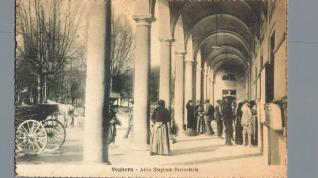 Pavia Voghera atrio Stazione Ferroviaria F. piccolo  spedita