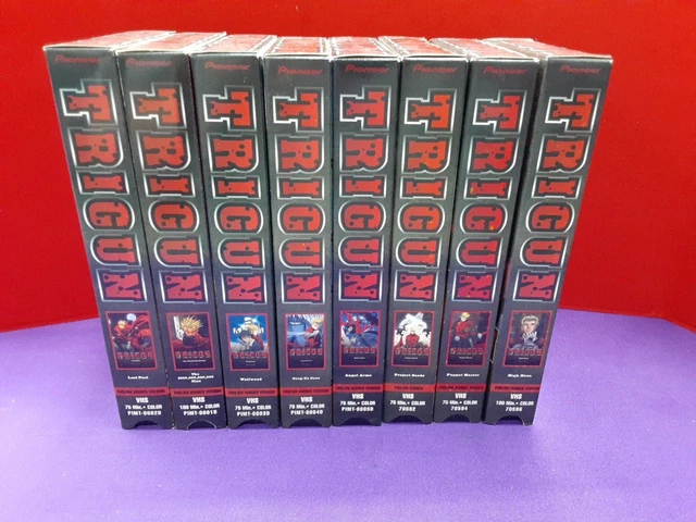TRIGUN 1998 COMPLETE VHS Collection English Dubbed Anime £156.11 ...