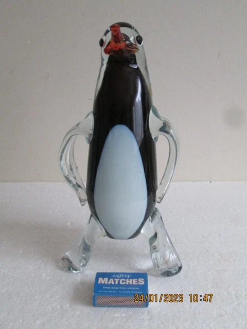 Murano Glass? Made In Italy  Glass   Penguin  Ornament
