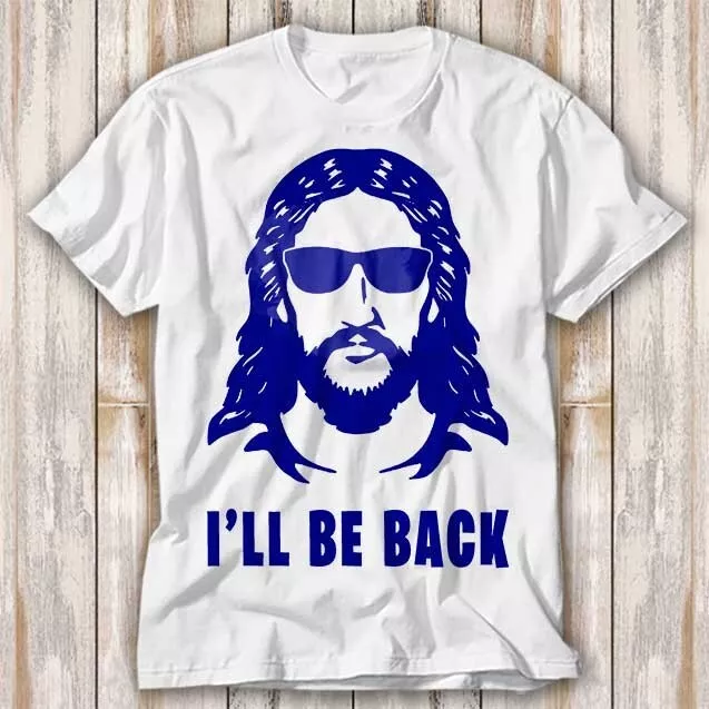 T-shirt top Jesus I'll Be Back Christ Bible unisex 4042