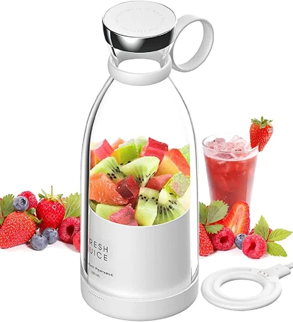 Frullatore Portatile, Shake Mixer, 350ML Frullatore Smoothie Blender Bottle Smoo