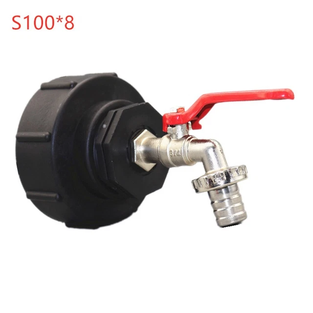 Robinet D'arrêt PE 25 Mm Noir/bleu - Vanne à Bille Pour Irrigation Jardin, Serre, Agriculture - Raccord à Compression étanche