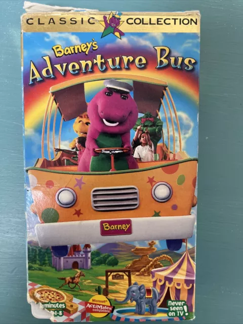 Barney - Barneys Adventure Bus (VHS, 1997) Tested