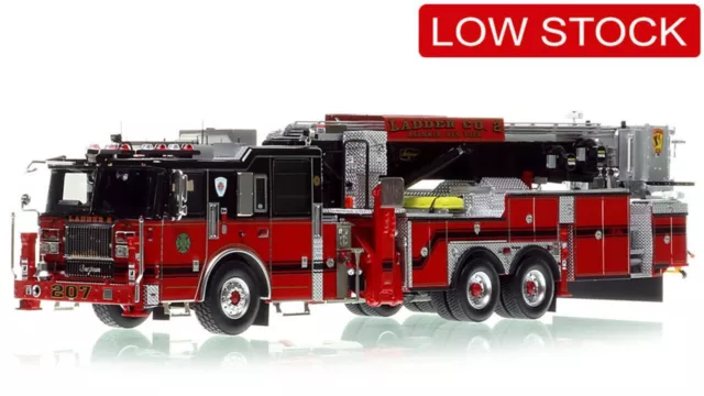 1/50 Fire Replicas 2014 Seagrave Attacker 95' Tower Ladder Co. 2 Baldwin NY New