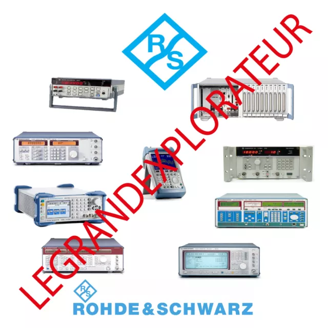 Ultimate Rohde & Schwarz Operation Repair Entretien manuel & Schematics 530 sur DVD