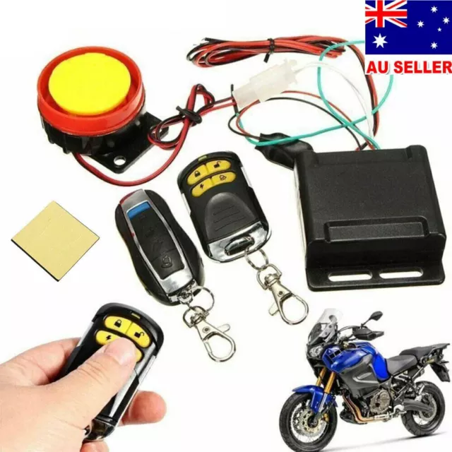 12V Universal Motorcycle Motorbike Scooter Anti Theft Security Alarm System Kit