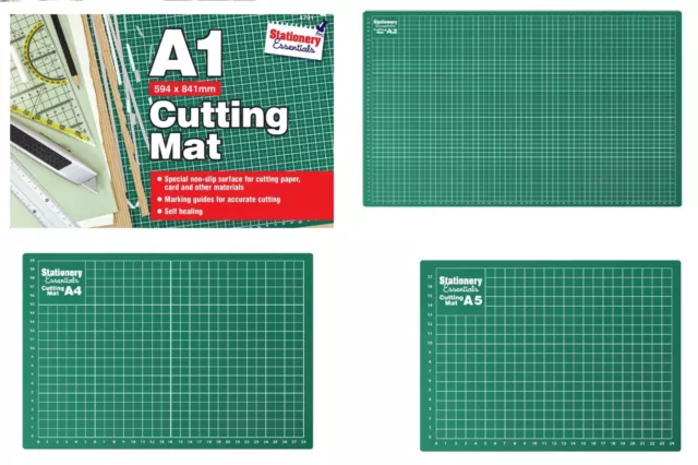 A1, A2, A3, A4, A5 Cutting Mat Non Slip Self Healing Printed Grid Lines