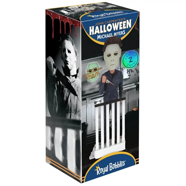 Royal Bobbles Halloween Michael Myers Glow in The Dark Bobblehead
