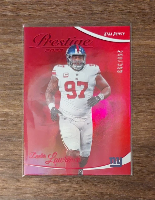 Dexter Lawrence Giants 2023 Prestige Football NFL Xtra Premium Red Parallel /399