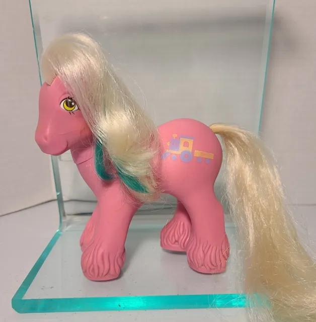 My Little Pony Steamer/Trucks Big Brother Pony MLP Hasbro 1987 ~Pink~
