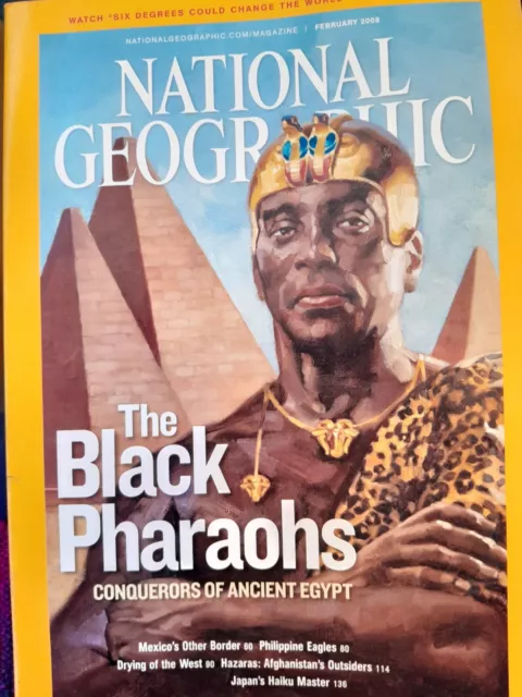 National Geographic February 2008 The Black Pharaohs Conquerors of Ancient Egypt