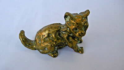 Bronze antique Lot de 170 breloques en forme de chat porte-bonheur A5SM0B 