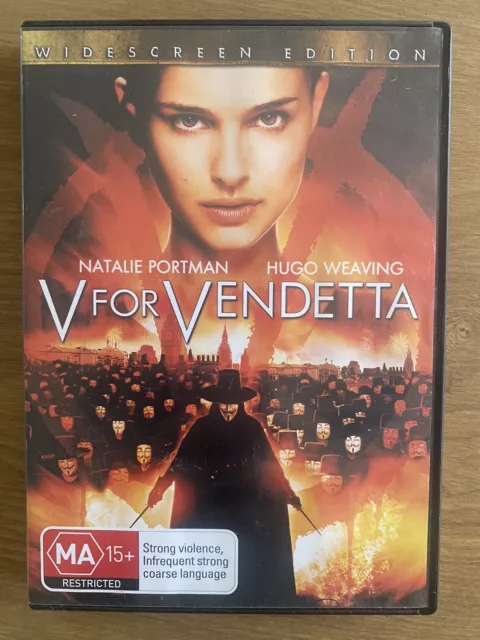 DVD V De Vingança Natalie Portman Hugo Weaving Original V For