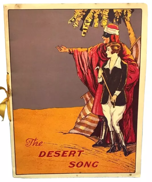 Beautiful The Desert Song Souvenir Programme Book Prince's Theatre Bristol 1935