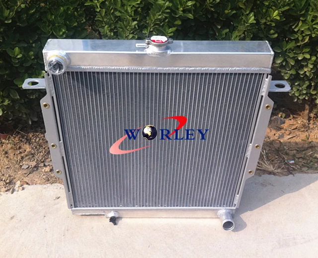 Hzj75 Radiator ALUMINUM RADIATOR FOR Toyota Land Cruiser Landcruiser 75 Series HZJ75 ...