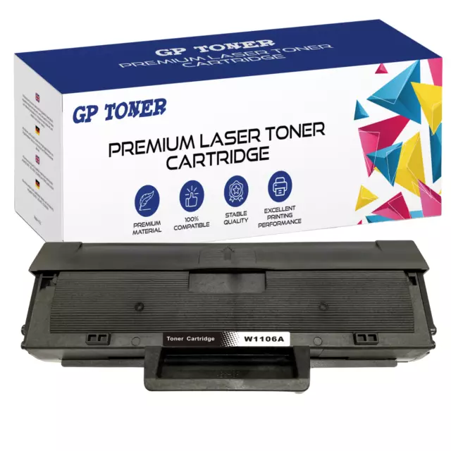 XXL Toner für HP 106A W1106A MIT CHIP Laser MFP 135wg MFP 137fwg MFP 135ag 135w