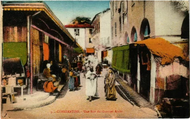 CPA AK ALGERIA Constantine Une Rue du Quartier Arabe (748799)