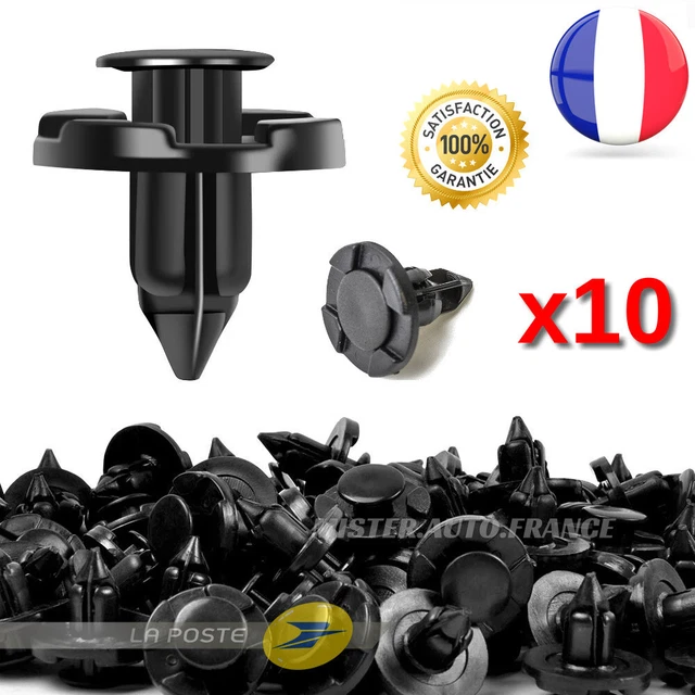 10 Clips Fixation Pare-chocs Arrière Pour VW Caddy - Références OEM Volkswagen