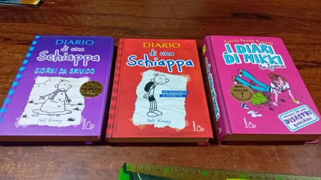 LIBRO:lotto n 3 Diario di una schiappa Giorni da brivido DIARI DI NIKKI LA FRANA