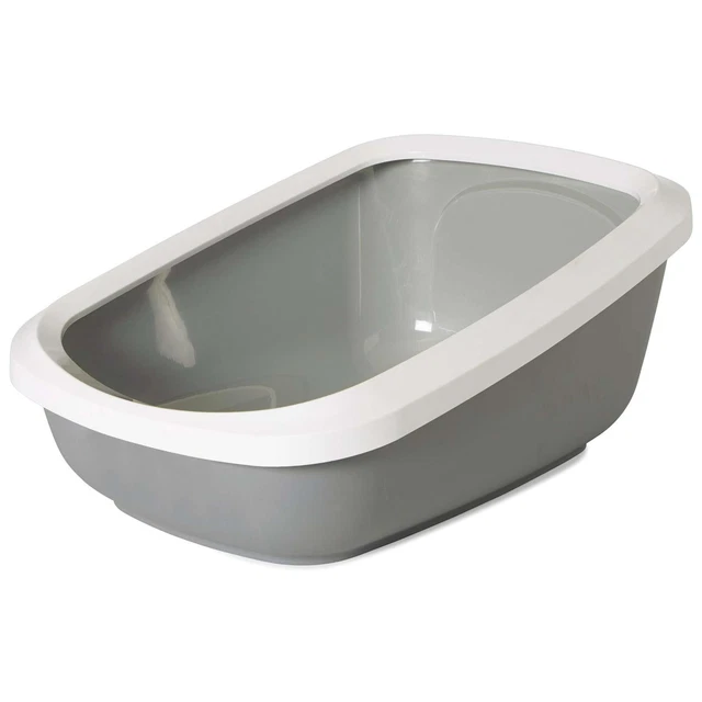 (MERCE DI SECONDA SCELTA) lettiera lettiera per gatti con bordo ASEO JUMBO - 67,5x48,5x28 cm