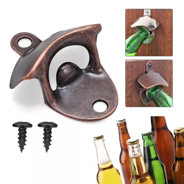 Wall Mounted Bronze Kitchen Gadget Beer Opener Bottle Openers Bar Tool