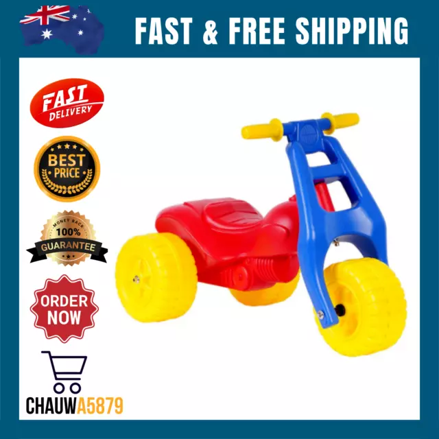 Cyclops ATV Push Kick Trike Toddler Kids 1-3y Ride-On Toys Push Trike Gift Idea