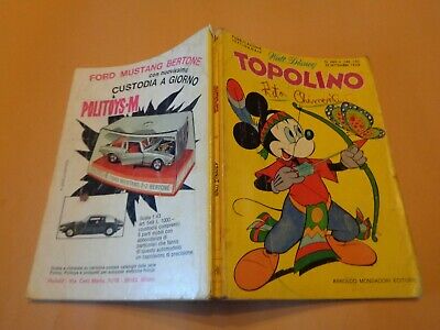 Topolino N° 669 Originale Mondadori Disney Discreto 1968 Bollini
