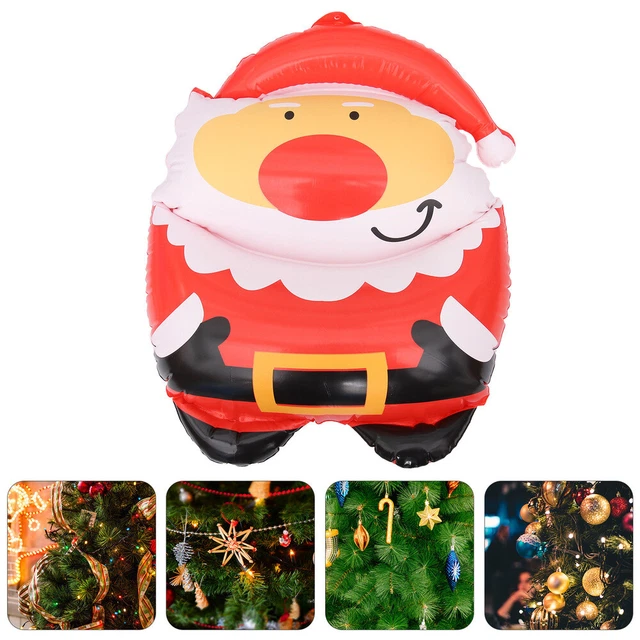 Juguete de peluche de Santa adorno inflable de césped 1 pieza