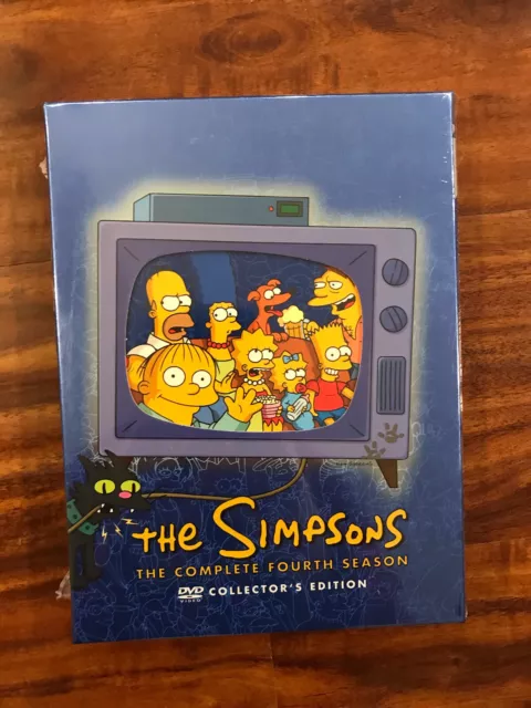 The Simpsons - The Complete Fourth Season (DVD, 2004, 4-Disc Set) New Sealed NIB