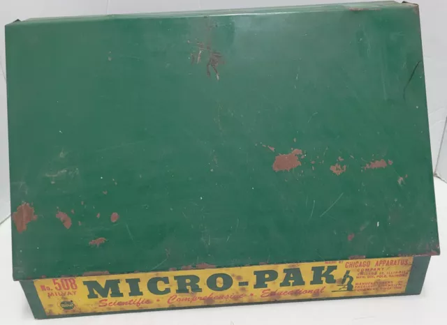 Rare Vintage Milvay No.508 Micro-Pak Microscope Experiment Set