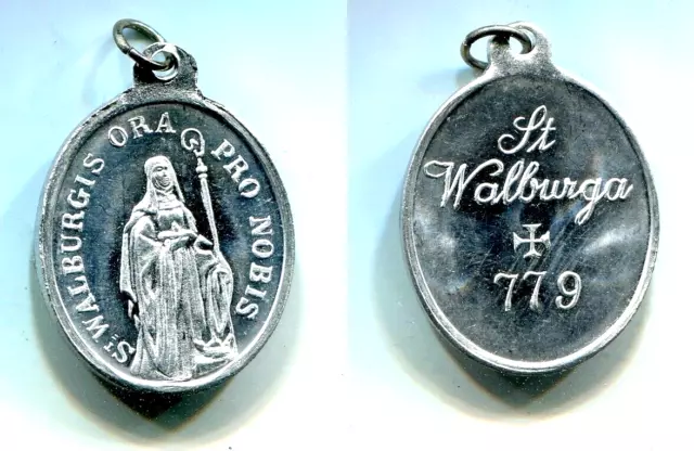 Wallfahrt/Pilgermedaille "St. Walburgis Ora Pro Nobis"  Alu