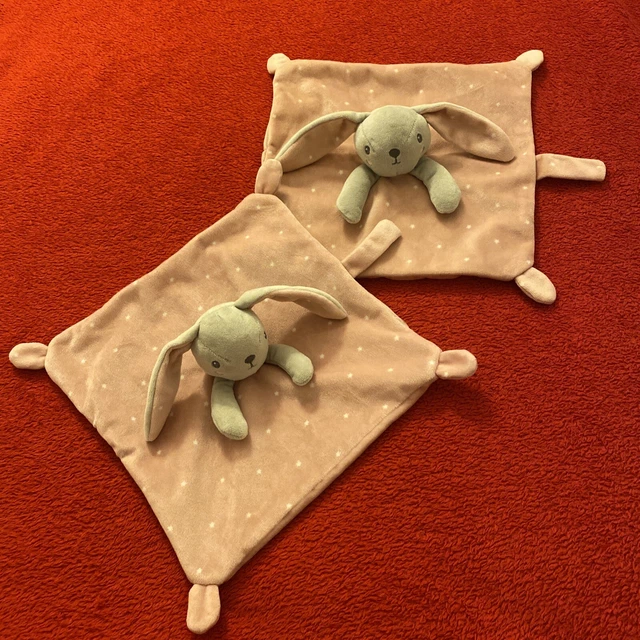 🇫🇷Doudous Lapin Rose Étoiles Attache Tétine Simba Toys Kiabi Neuf