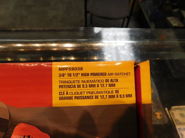 Mac Tools MPF59038 High Power Air Ratchet New Tested Ready to Ship!!! 2