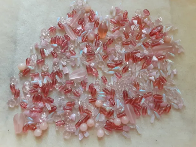 Mixed Bead Lot Czech Glass Beads Cat's Eye Beads Vintage Glass Beads