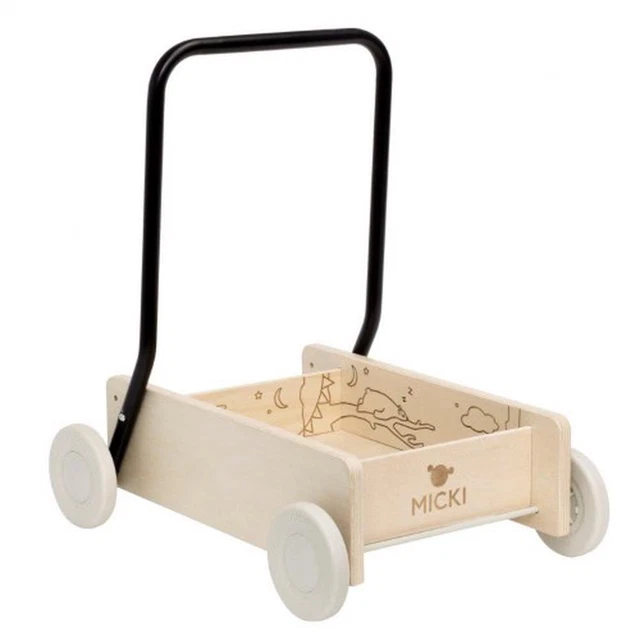 Micki Wooden Adjustable Walker (Natural)