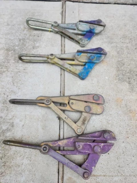 4 Klein Tool 1628-18 Chicago Grip for Hi-Strgth Cables Max Load 15000 Lineman