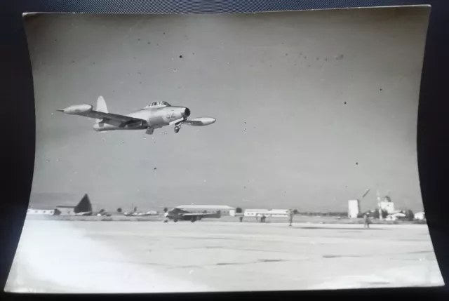 Foto Aereo Volo Aeronautica Aviazione Aeroporto Militare 10,5 Cm X 7 Cm