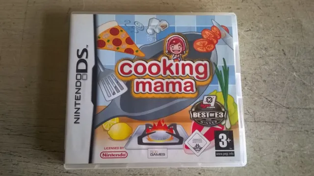COOKING MAMA 1 - GIRLS NINTENDO DS GAME / + LITE DSi 3DS - COMPLETE WITH MANUAL