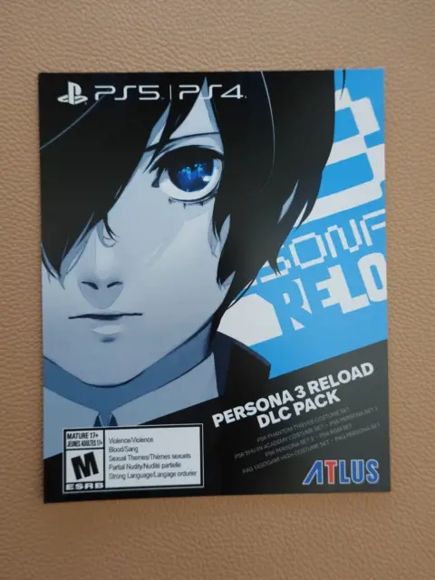 Persona 3 Reload DLC (P4GBGM set) included PS5 PS4 PSL