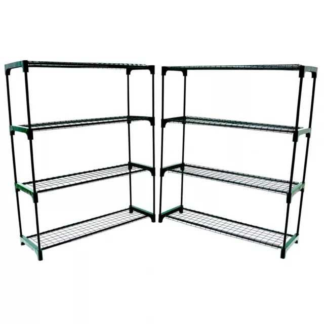 NEW Double Pack Flower Staging Display Greenhouse Racking Shelving