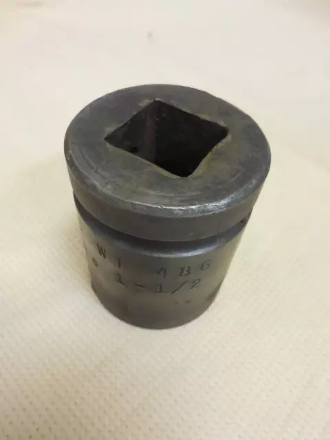 mac tools 1" dr drive  6pt 6 point  socket 1 1/2"    1 inch drive WI486 WI 486