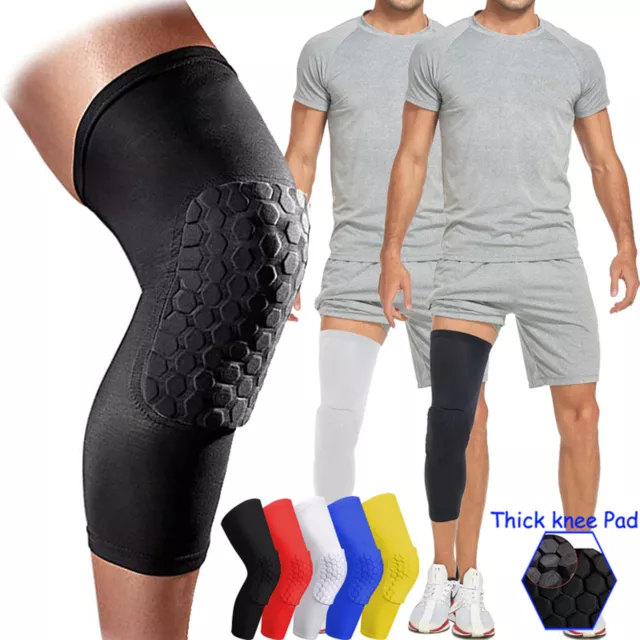 Football Basketball Knee Pads Honeycomb Knee Brace Support Leg Elbow Protect